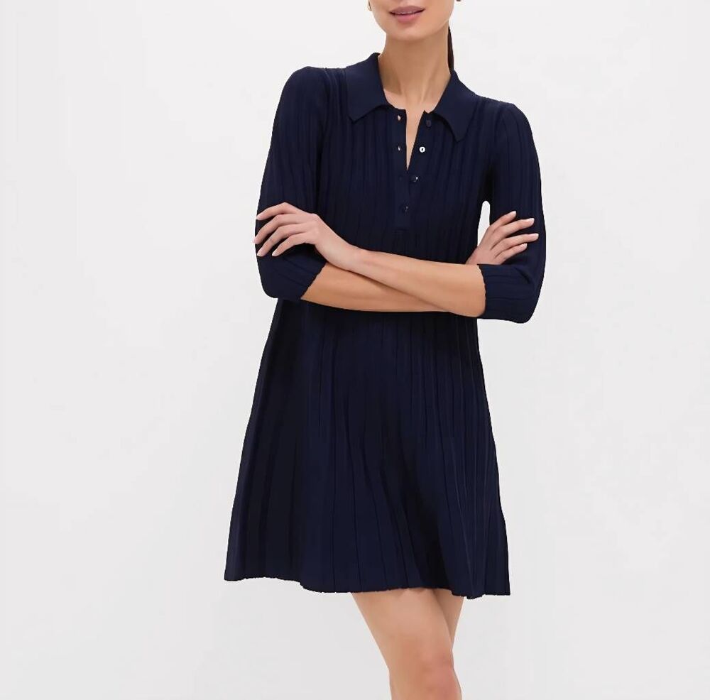 Tuckernuck Pomander Place Navy Knit Landry Dress sz XL